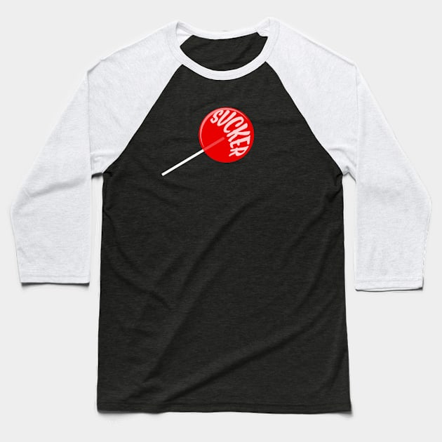 Sucker Baseball T-Shirt by rexthinks